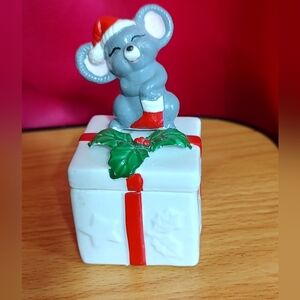 Mouse Xmas Candle